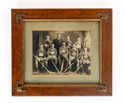 Frank Finnigans Hockey Team Photos (3) Including 1910s Team Photos and Other Assorted Photos