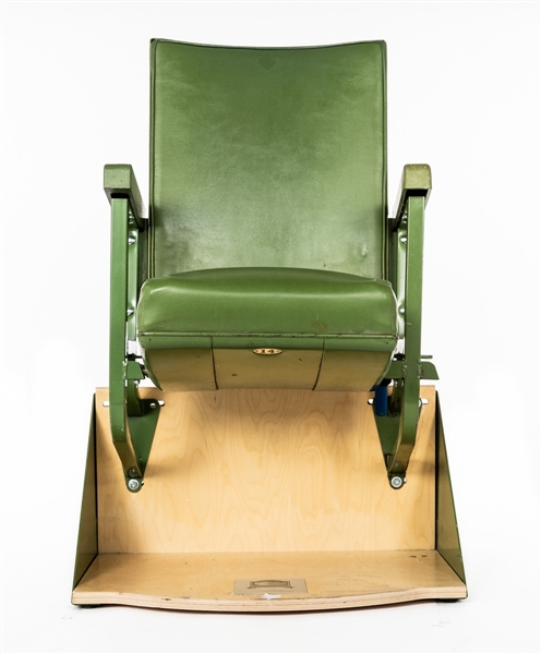 Maple Leaf Gardens Single Green Seat with Base Plus COA (36")