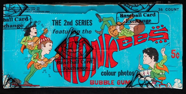 1967 Donruss (Canada) The Monkees 2nd Series Wax Box (36 Unopened Packs) - BBCE Certified