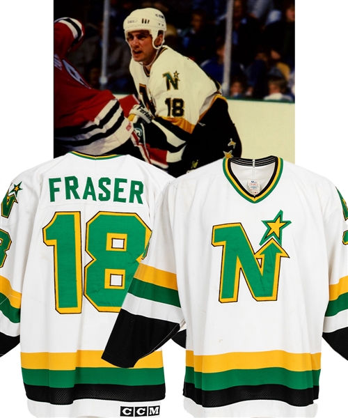 Curt Frasers 1989-90 Minnesota North Stars Game-Worn Jersey