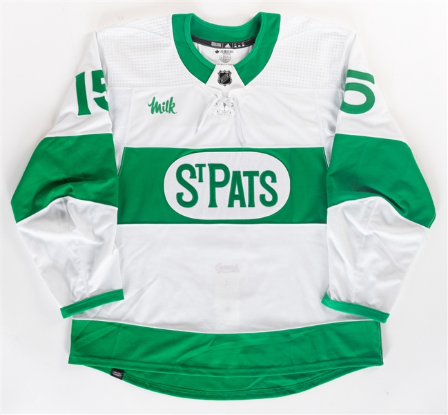 Alexander Kerfoots 2022-23 Toronto Maple Leafs “Toronto St Pats” Game-Worn Alternate Jersey with Team COA - Photo-Matched!