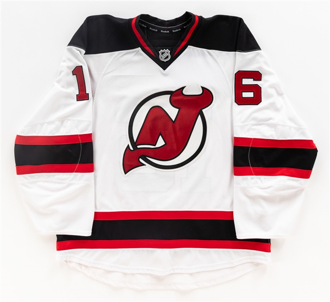 Jacob Josefsons 2013-14 New Jersey Devils Game-Worn Jersey with LOA 