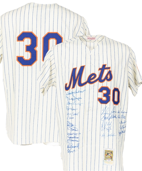 New York Mets 1969 World Series Champions Team-Signed Jersey with PSA/DNA LOA