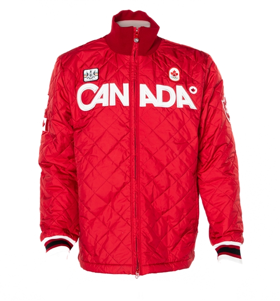 Kevin Martins 2010 Vancouver Winter Olympic Games Team Canada Curling Podium Jacket from His Personal Collection with His Signed LOA - Gold Medal Winning Games!