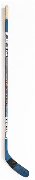 Joe Thorntons 2002-03 Boston Bruins Signed CCM Vector Game-Used Stick