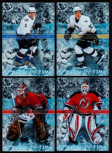 2006-07 Upper Deck Trilogy "Frozen in Time" Complete 20-Card Hockey Set Including Crosby, Ovechkin and Gretzky