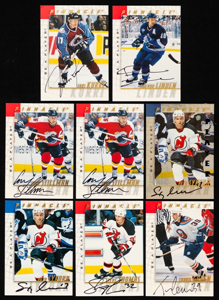 1990s/2000s Signed Hockey Card Collection (220+) Including 1996-97 & 1997-98 Pinnacle BAP, 1998 to 2002 ITG BAP/Signature Series and Other Brands