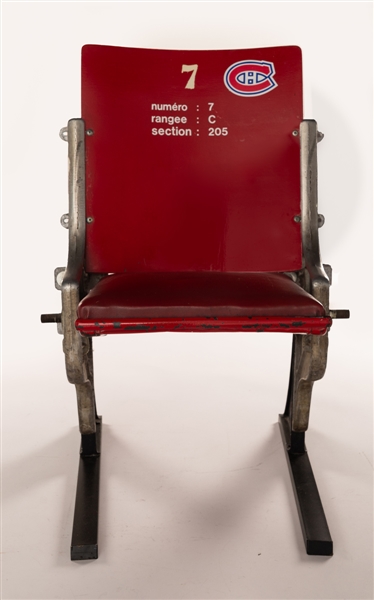 Montreal Forum #7 Red Single Seat