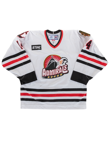 David Bollands 2006-07 AHL Norfolk Admirals Game-Worn Jersey with Team LOA 