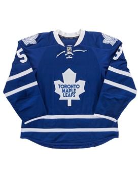 Keith Aulies 2010-11 Toronto Maple Leafs Game-Worn Rookie Season Jersey with Team COA 