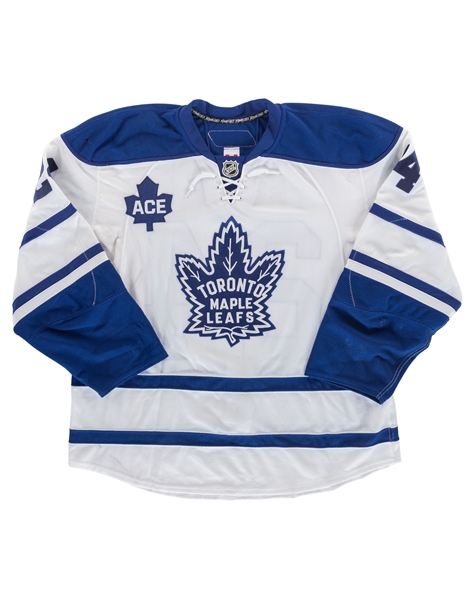 Jonas Frogrens 2008-09 Toronto Maple Leafs "Ace Bailey Tribute Night" Game-Worn Third Jersey with LOA - Ace Bailey Patch!