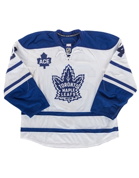 Jonas Frogrens 2008-09 Toronto Maple Leafs "Ace Bailey Tribute Night" Game-Worn Third Jersey with LOA - Ace Bailey Patch!