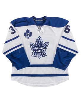 Anton Stralmans 2008-09 Toronto Maple Leafs Game-Worn Third Jersey with Team LOA - Wendel Clark Retirement Night! - "17" Patch!