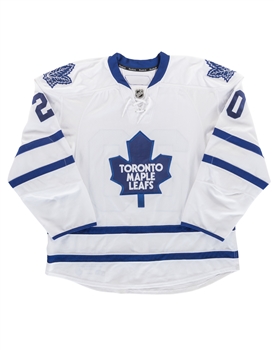 Christian Hansons 2010-11 Toronto Maple Leafs Game-Worn Jersey with Team COA