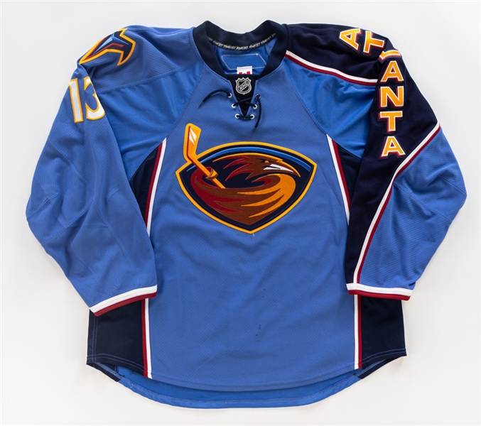 Rob Schremps 2010-11 Atlanta Thrashers Signed Game-Worn Jersey with LOA 