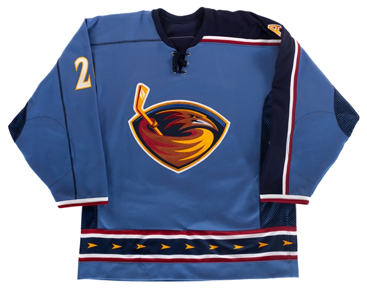 Steve Rucchins 2006-07 Atlanta Thrashers Game-Worn Jersey with Team LOA