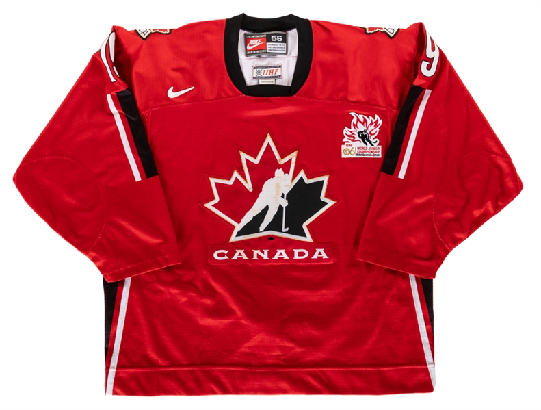 Dave Bollands 2006 IIHF World Junior Championships Team Canada Game-Issued Jersey with Hockey Canada LOA