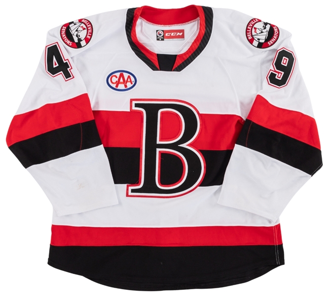 Scott Sabourins 2021-22 AHL Belleville Senators Game-Worn Jersey