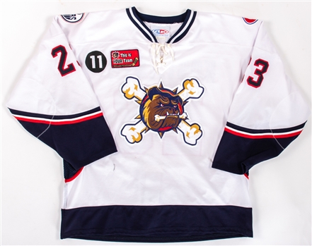 Andrei Kostitsyns 2005-06 AHL Hamilton Bulldogs "10th Anniversary" Game-Worn Jersey with Team COA