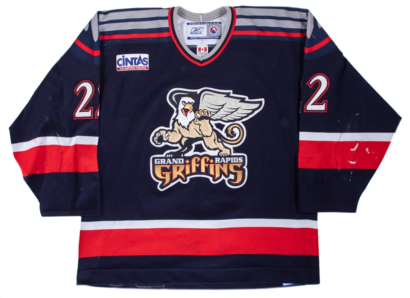 Kyle Quinceys 2005-06 AHL Grand Rapids Griffins Game-Worn Jersey with LOA