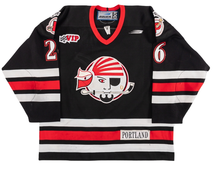 Krys Barchs 2000-01 AHL Portland Pirates Game-Worn Jersey