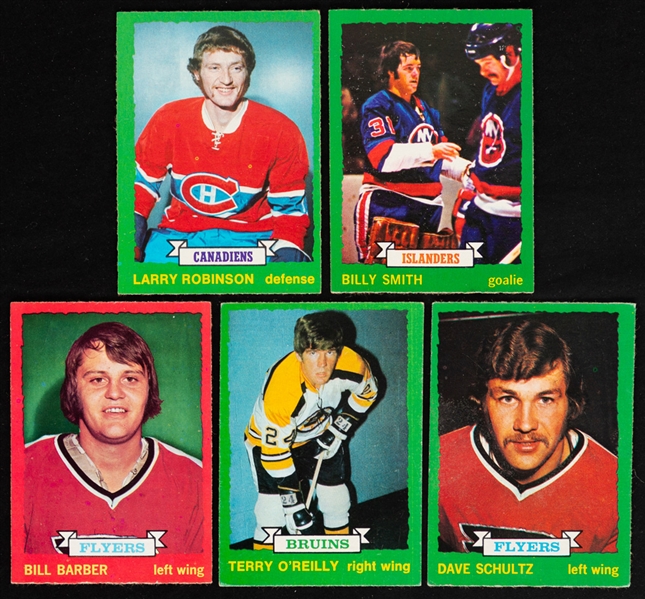 1973-74 O-Pee-Chee Hockey Near Complete Card Set (260/264 - All Grey Backs)