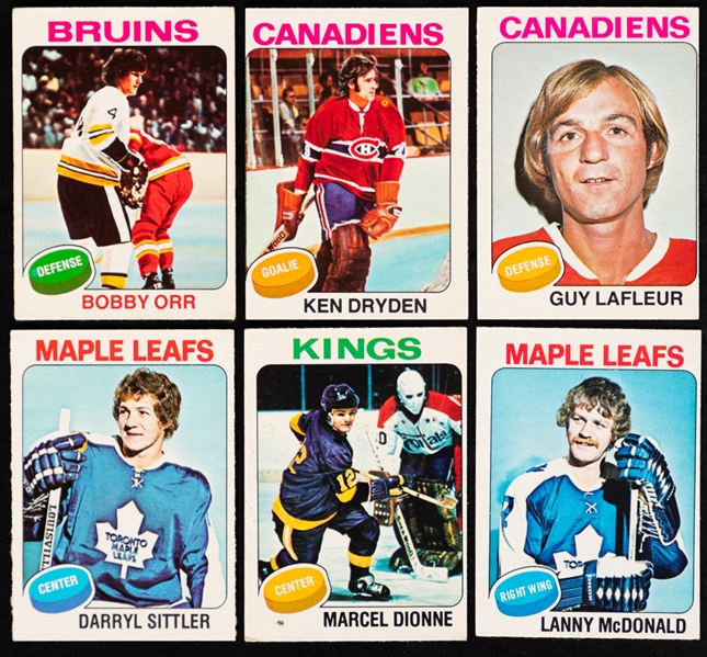 1975-76 and 1976-77 O-Pee-Chee Hockey Complete 396-Card Sets