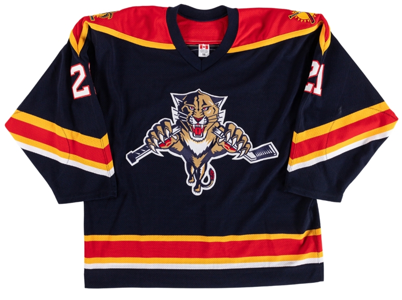 Denis Shvidkis 2001-02 Florida Panthers Game-Worn Alternate Jersey