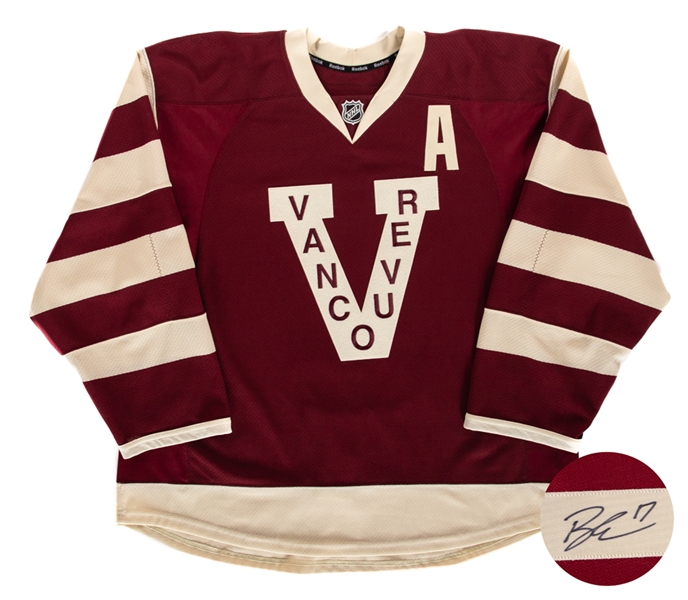 Ryan Keslers 2012-13 Vancouver Canucks Signed Game-Issued "Millionaires" Alternate Captains Jersey with Team COA