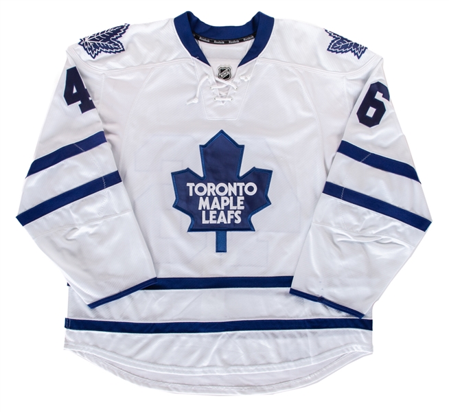 Roman Polaks 2014-15 Toronto Maple Leafs Game-Worn Jersey - Photo-Matched!