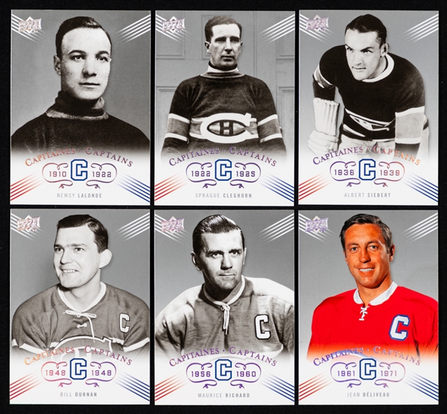 2008-09 Upper Deck Montreal Canadiens Centennial Near Complete Card Set (293/300)