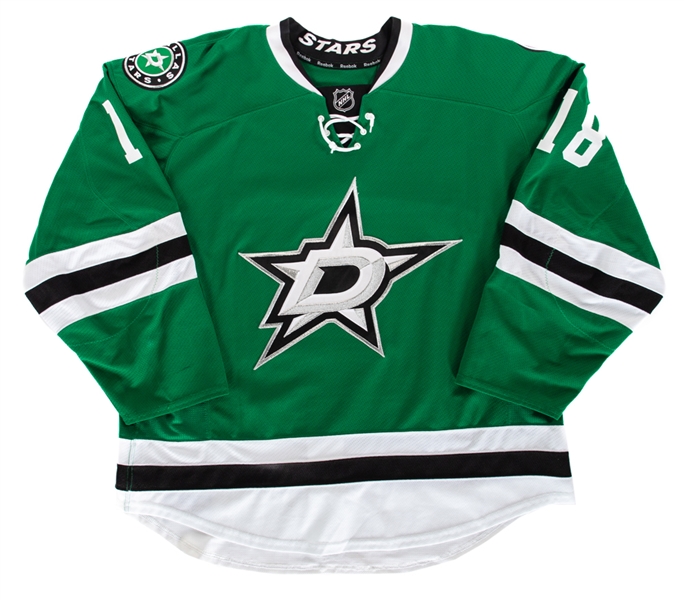 Chris Muellers 2013-14 Dallas Stars Game-Worn Playoffs Jersey with LOA 