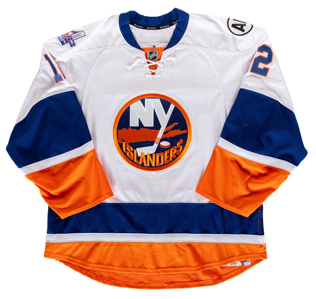 Josh Baileys 2015-16 New York Islanders Game-Worn Jersey - Al Arbour and Inaugural Season Brooklyn Patches!