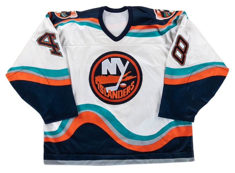 Warren Luhnings 1997-98 New York Islanders Game-Worn Jersey