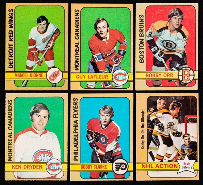 1972-73 O-Pee-Chee Hockey Complete 341-Card Set