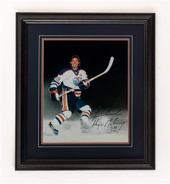 Wayne Gretzky Signed Edmonton Oilers "All Smiles" Framed Photo with LOA (24" x 27")