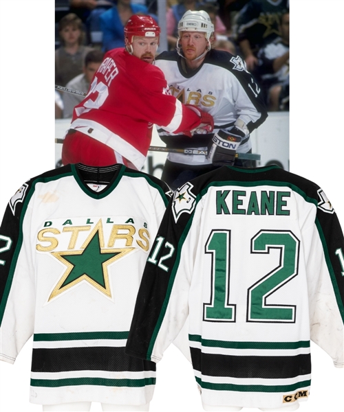 Mike Keanes 1998-99 Dallas Stars Game-Worn Jersey with Team LOA - Stanley Cup Championship Season!