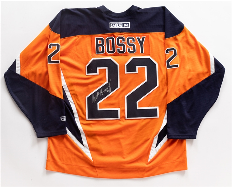 Deceased HOFer Mike Bossy New York Islanders Signed Jersey with JSA Auction LOA