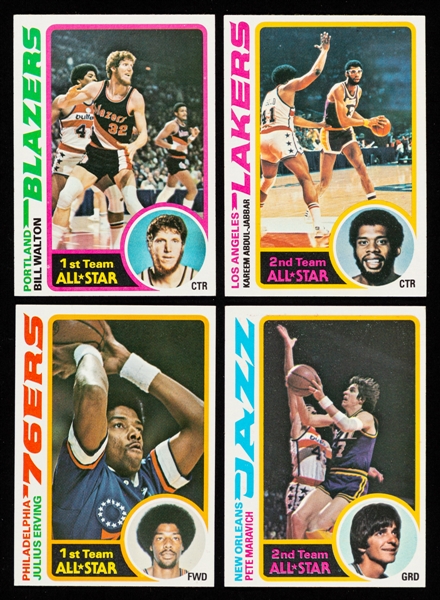 1978-79 Topps Basketball Complete 132-Card Set