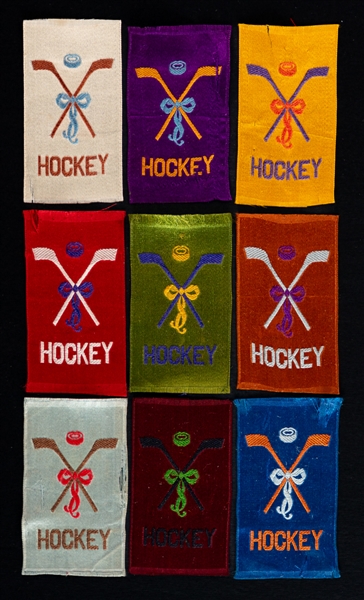 1910 Imperial Tobacco SC12 Canadian Miscellany Hockey Silks Near Complete Set (9/10) Plus 1912-15 Murad Hockey Silks (3)
