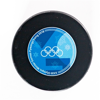 PyeongChang 2018 Olympic Winter Games Hockey Official Game Puck (Mens Games)