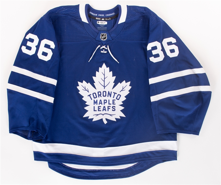 Jack Campbells 2021-22 Toronto Maple Leafs Game-Worn Jersey with Team LOA 