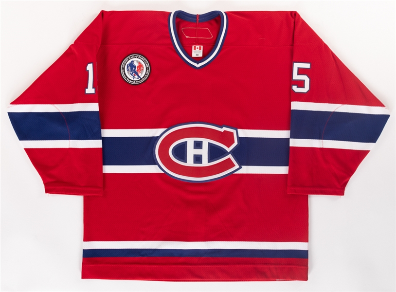 Sergei Samsonovs 2006-07 Montreal Canadiens "Hall of Fame Game" Game-Worn Jersey with Team LOA - Hall of Fame Patch! - Photo-Matched!