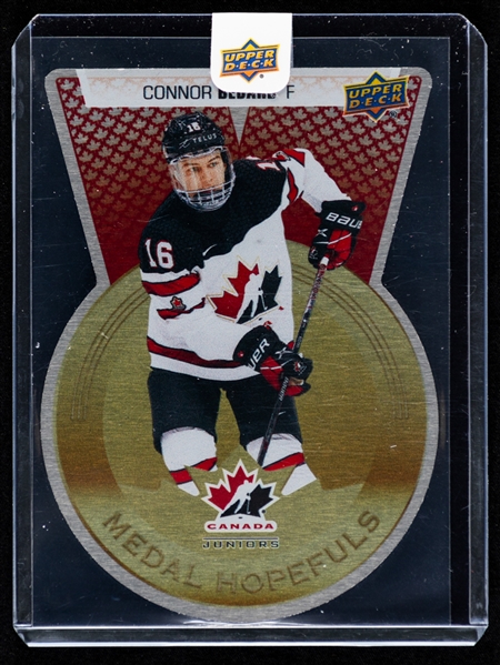 2022 Upper Deck Team Canada Juniors Medal Hopefuls Hockey Card #MH-13 Connor Bedard 
