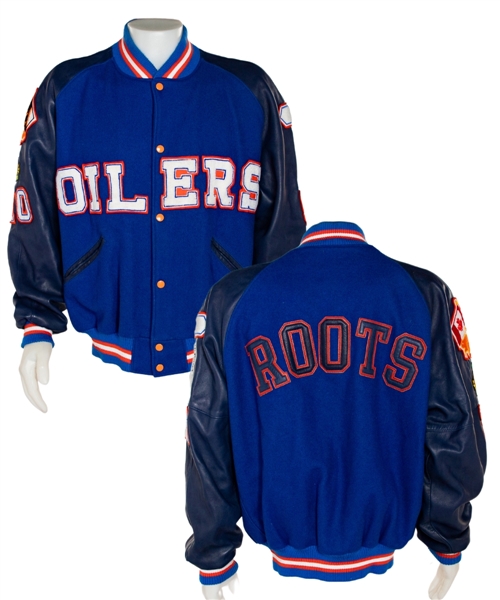 Esa Tikkanens 1990 Edmonton Oilers Stanley Cup Champions Custom Varsity Jacket from His Personal Collection with His Signed LOA