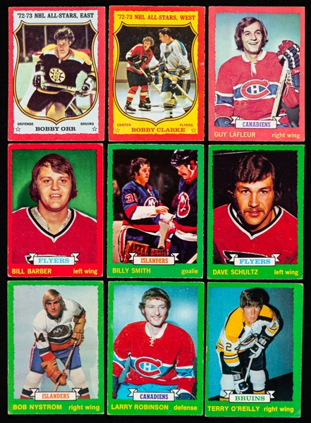 1973-74 and 1974-75 O-Pee-Chee Hockey Complete Sets (2)