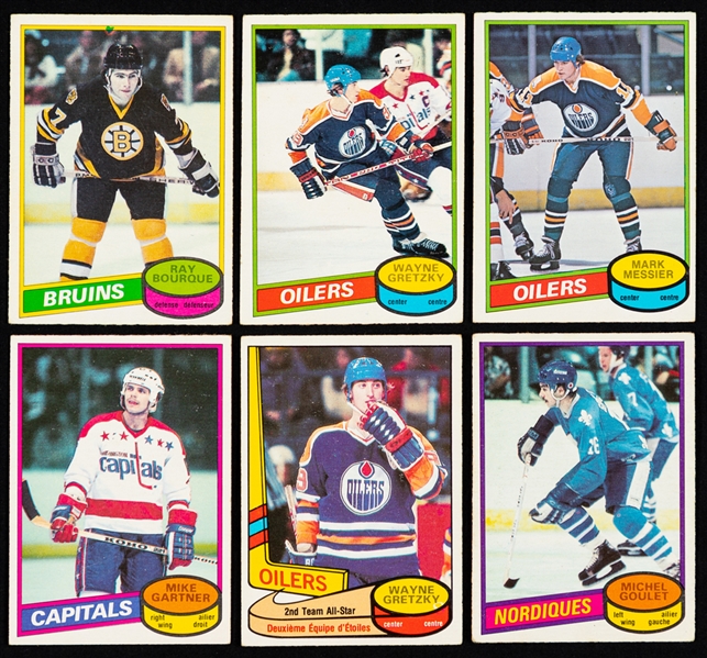 1980-81, 1981-82, 1982-83 and 1983-84 O-Pee-Chee Hockey Complete 396-Card Sets (4)