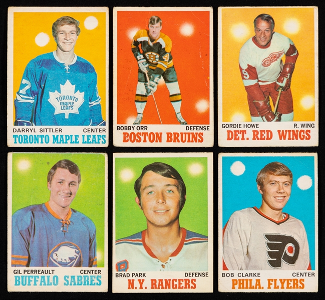1970-71 O-Pee-Chee Hockey Near Complete Card Set (255/264)