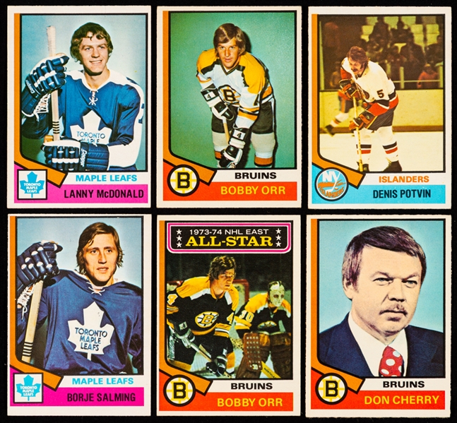 1974-75 and 1975-76 O-Pee-Chee Hockey Complete 396-Card Sets