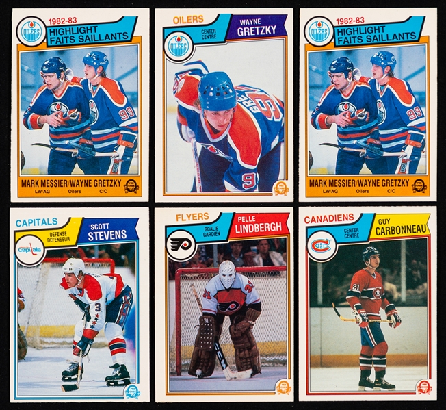 1983-84 and 1984-85 O-Pee-Chee Hockey Complete 396-Card Sets (2)